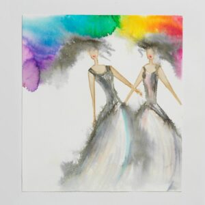 Sara Flodén - Akvarell - Amor II