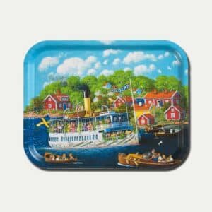 Bert Håge Häverö - Serveringsbricka Blidösund