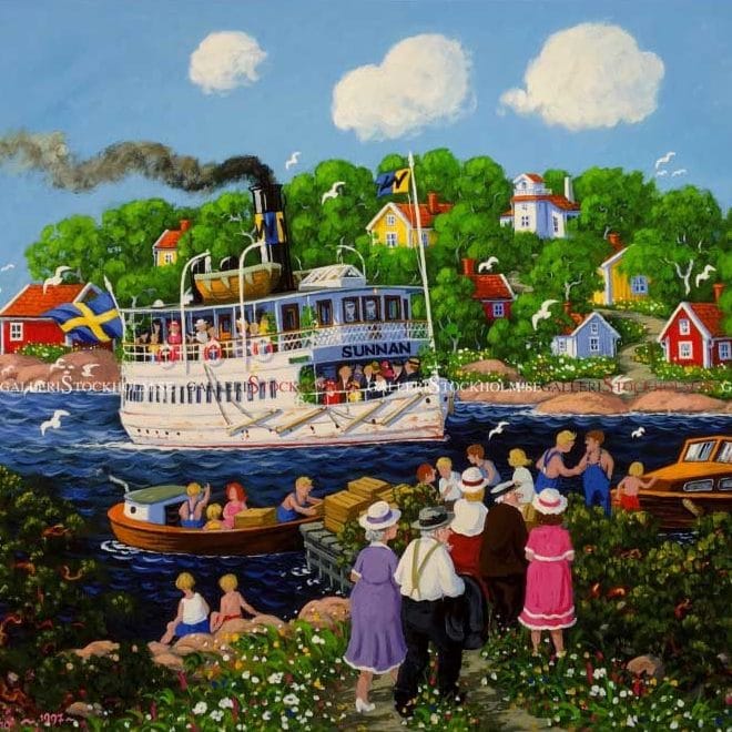 Bert Håge Häverö – Minitavla, Sunnan