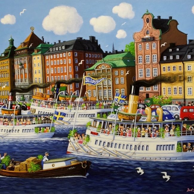 Bert Håge Häverö – Minitavla, Skeppsbron