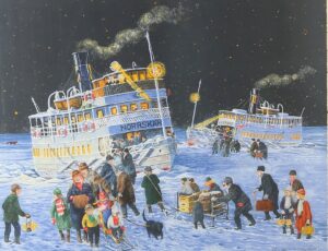 Bert Håge Häverö - Ångbåtar under stjärnhimmel