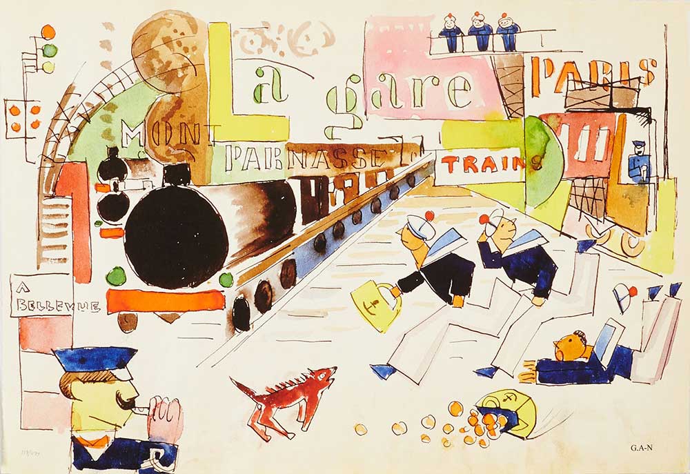 Gösta Adrian-Nilsson – Svarta mappen motiv 2