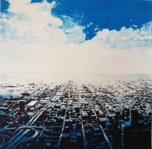 Joakim Allgulander - Litografi - Blue Scape