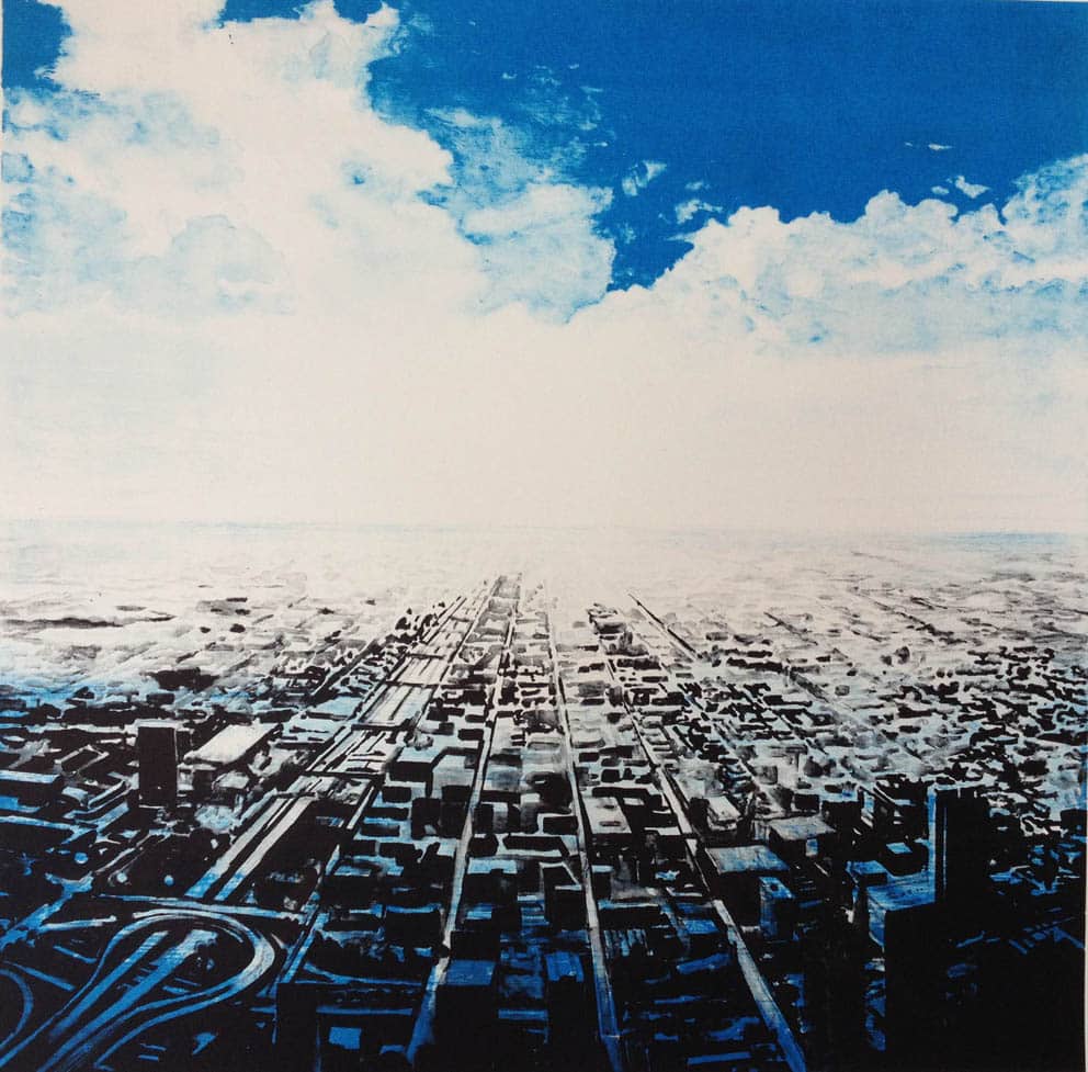 Joakim Allgulander – Litografi – Blue Scape