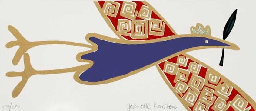 Jeanette Karsten – Blue Bird Flying – Slutsåld
