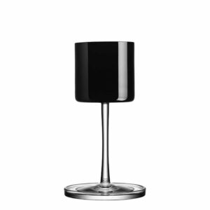 KARL LAGERFELD VIN SVART LITEN ORREFORS - Slutsåld