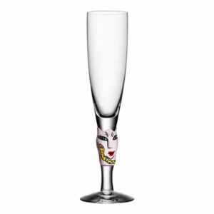 Ulrica Hydman Vallien - Open Minds Champagneglas rosa