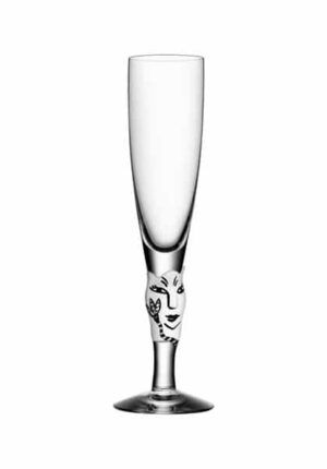 Ulrica Hydman Vallien - Open Minds champagneglas vit