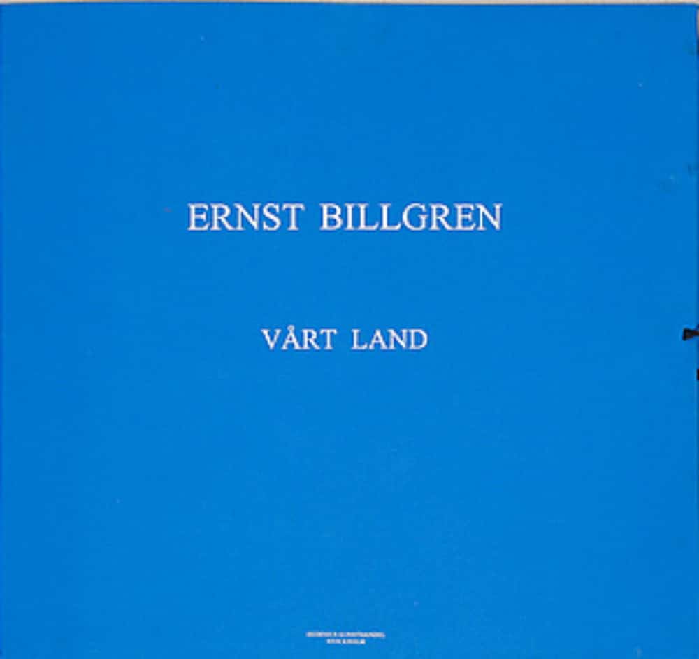 Ernst Billgren – Vårt land – Slutsåld