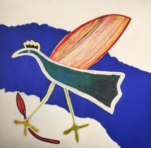 Jeanette Karsten - Green Bird Strolling
