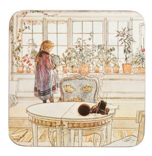 Carl Larsson - Blomsterfönstret - Grytunderlägg