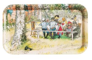 Carl Larsson - Frukost under stora björken - Serveringsbricka
