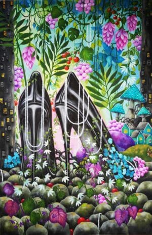 Josefina Wendel Carlsson - Next Times Ladies - Pearls in black heels
