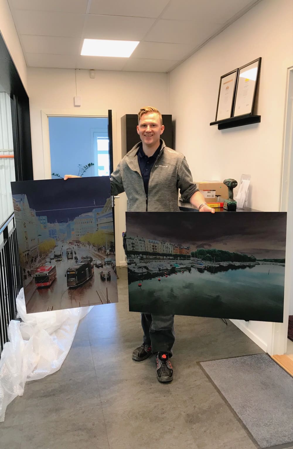 Per Mikaelsseon kundbild Nacka Hiss AB