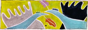 Jeanette Karsten - Birds gathering a happy message