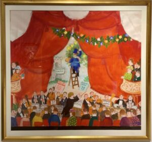 Lennart Jirlow - Orkestern köpa konst originalmålning.