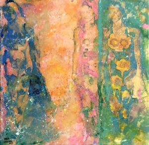 Maria Larkman - Silvia transformation köpa konst oljemålningar.