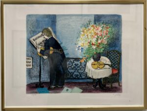 Lennart Jirlow – Dirigenten köpa konst litografi.