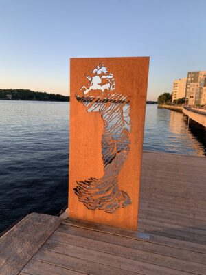 Frank Olsson - Laserskuren skulptur köp konst från Galleri stockholm.