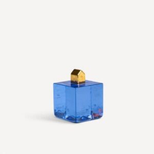 Bertil Vallien - Fortress Cube Blå/Guld