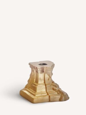 Hanna Hansdotter - Rocky Baroque ljusstake bärnsten 95mm