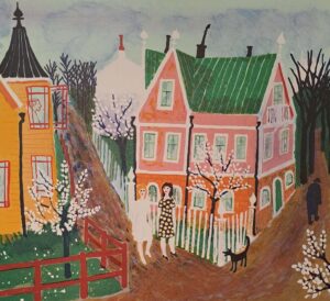 Anders Hultman - Knoppningstid - Litografi