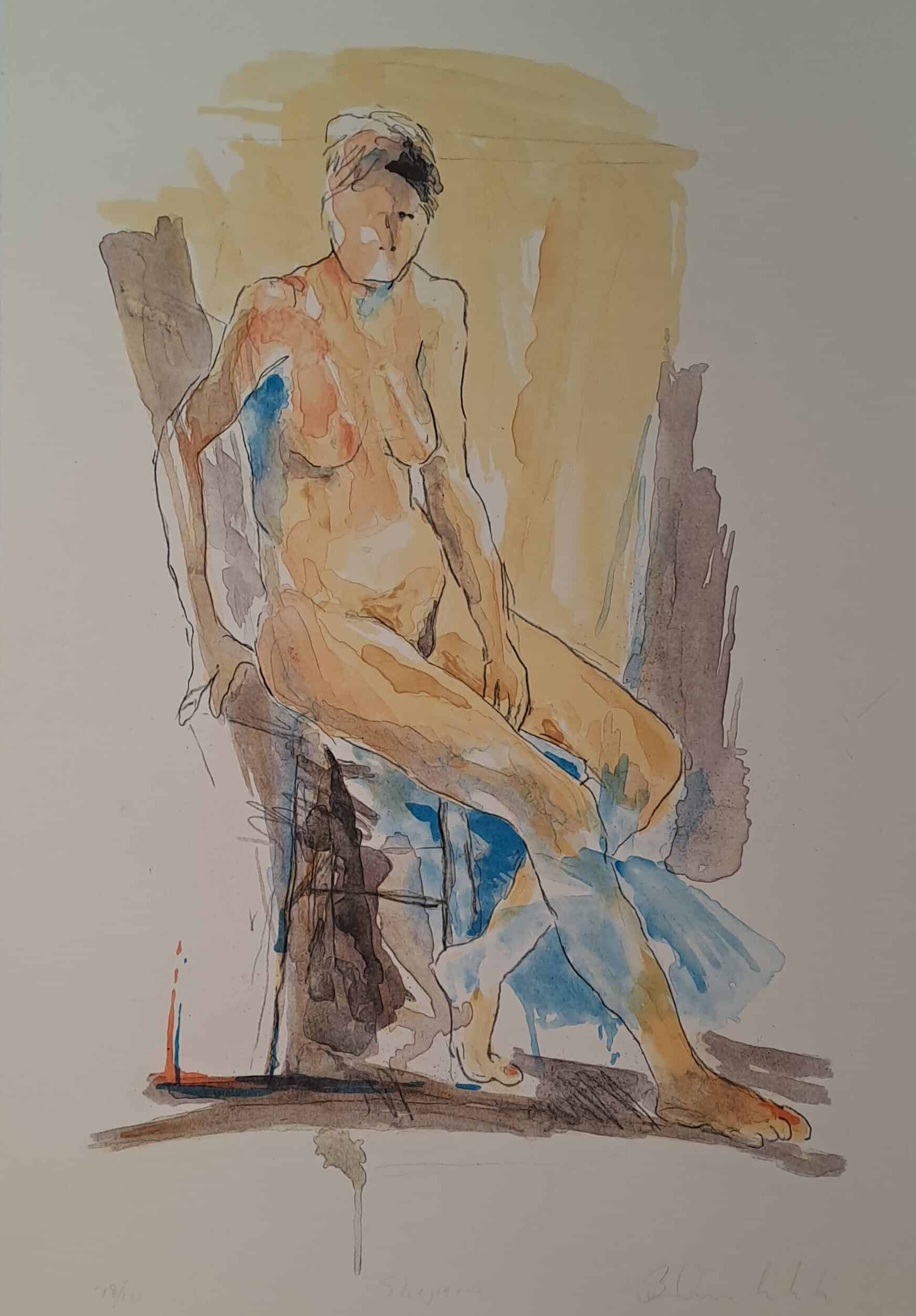 Bjørn Aurebekk – Shepsin – Litografi