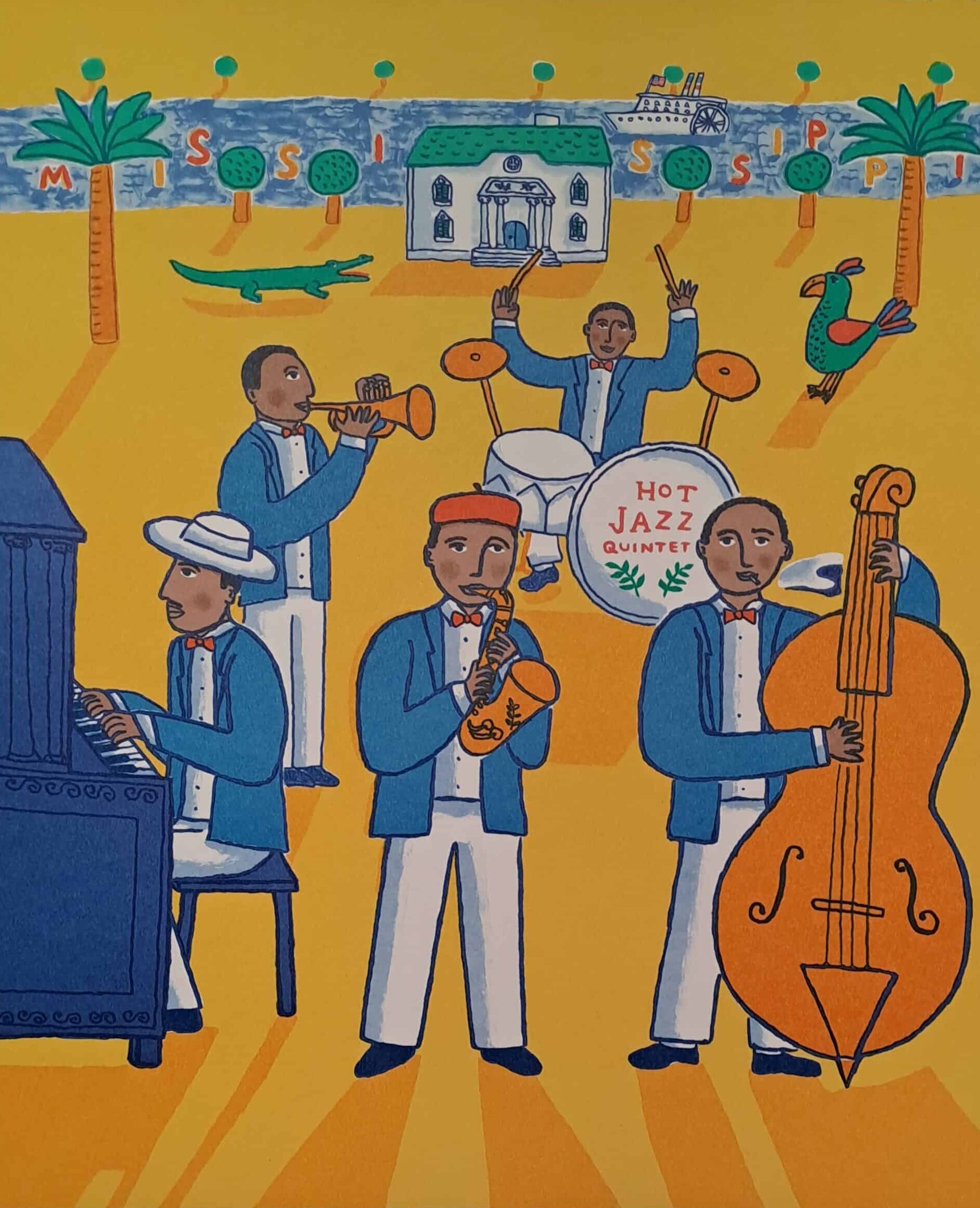Jonas Fredén – Hot Jazz Quintet – Litografi