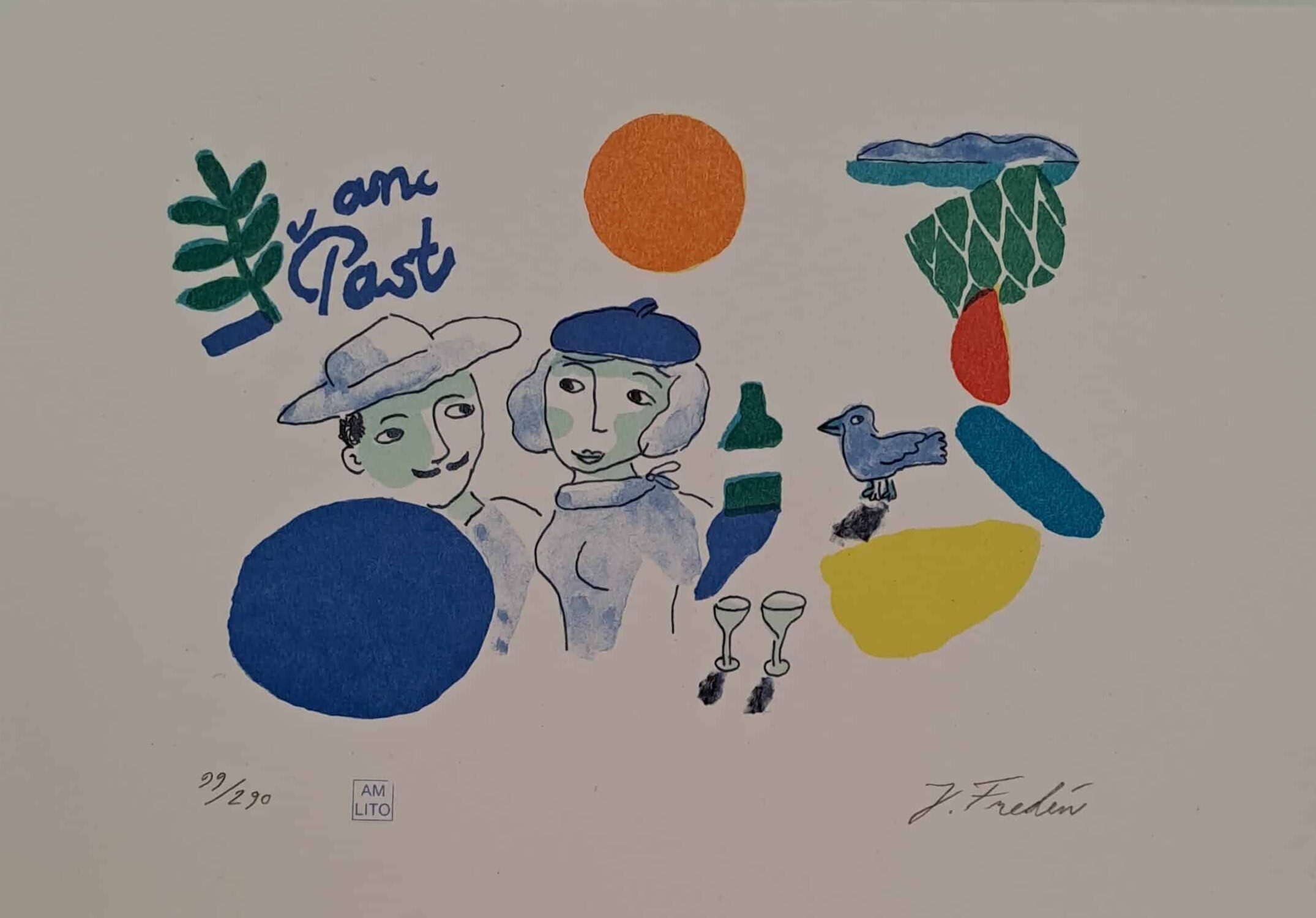 Jonas Fredén – Vanc Past – Litografi