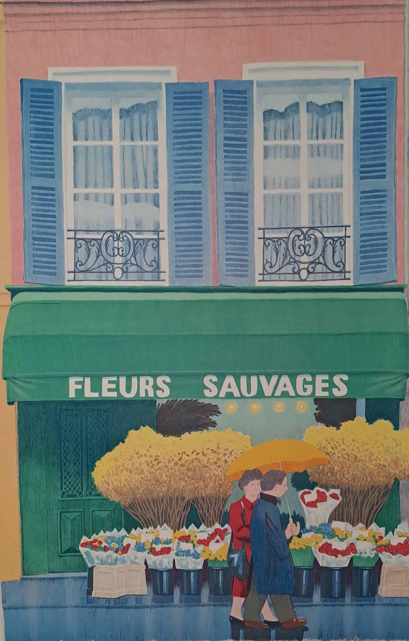 Ulf Greder – Fleurs Sauvages – Litografi