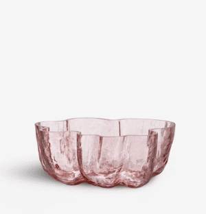 Köp Konst av Åsa Jungnelius - Crackle skål rosa 250mm