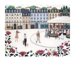 Köpa konst – Zumreta Pozder - Paris - Grafiskt Blad