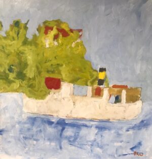Anders Palmér - Sommar i Stockholm - Oljemålning