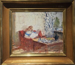 Peter Dahl - Till Vanja - Oljemålning