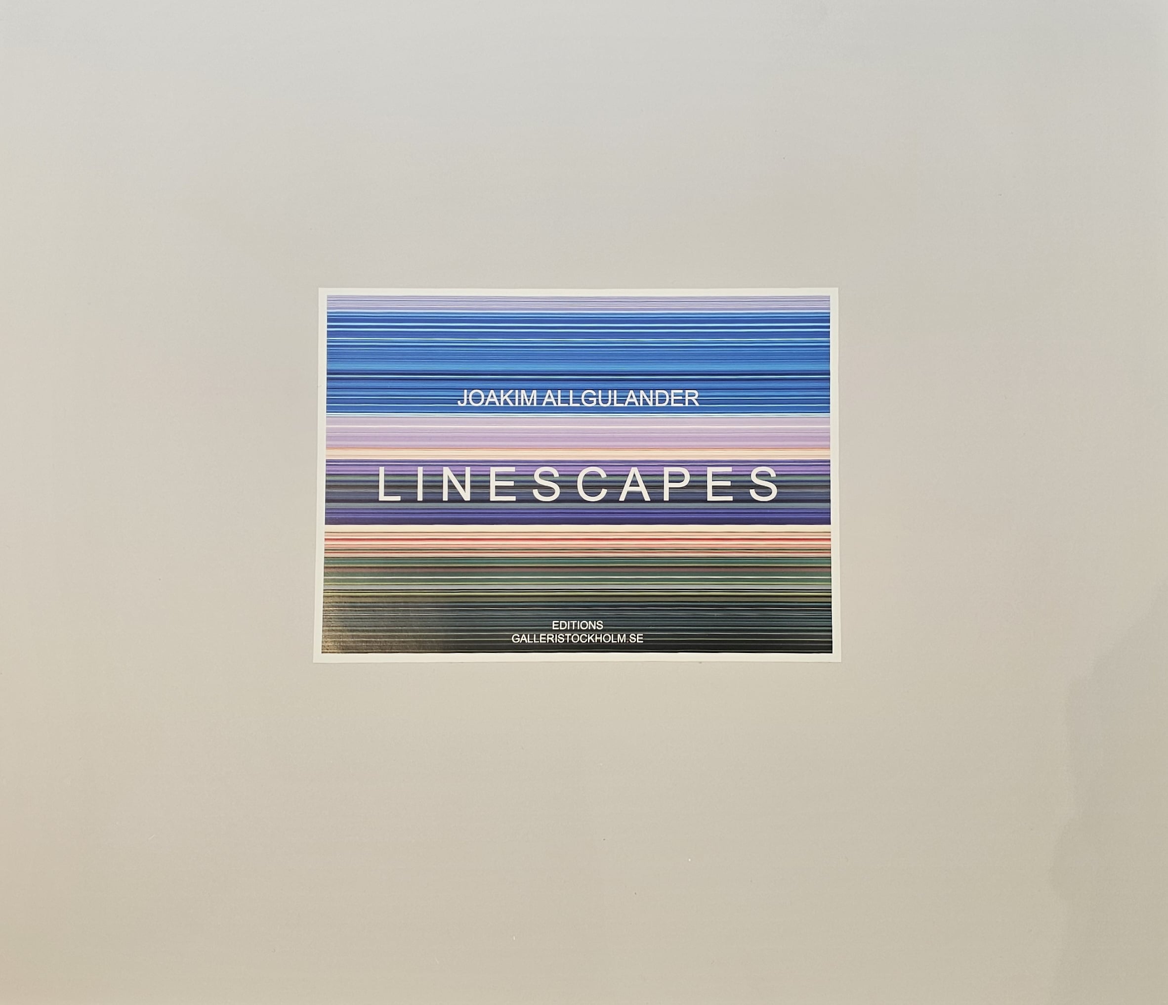 Joakim Allgulander – Linescapes Map – 3 Grafiska Blad