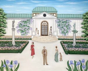 Zumreta Pozder - Galleriterrassen Prins Eugens Waldemarsudde - Akrylmålning