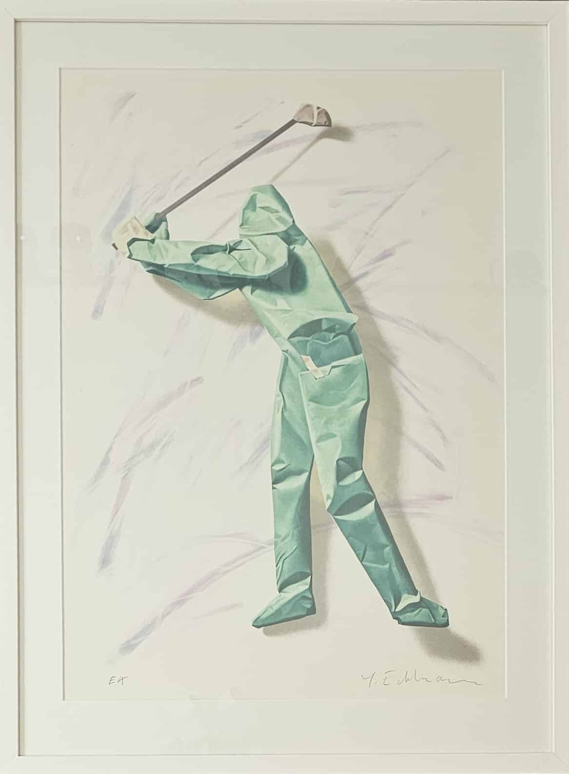 Yrjö Edelmann – Golfaren – Grafiskt Blad – Slutsåld