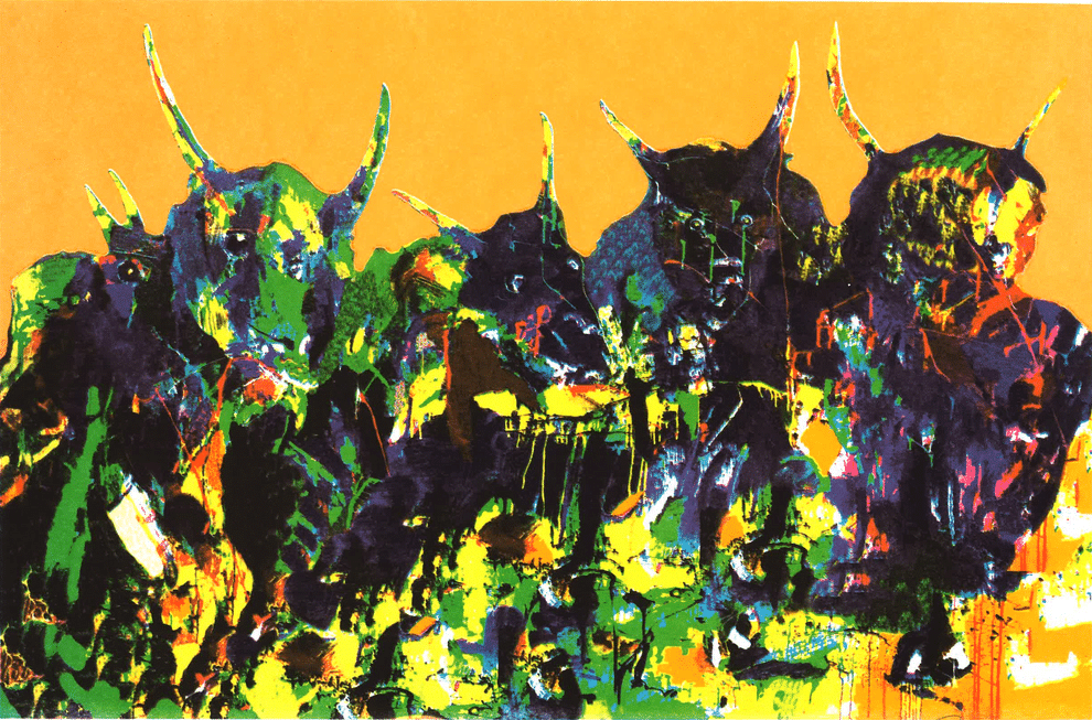 Mikael Persbrandt – Bulls II – Grafik