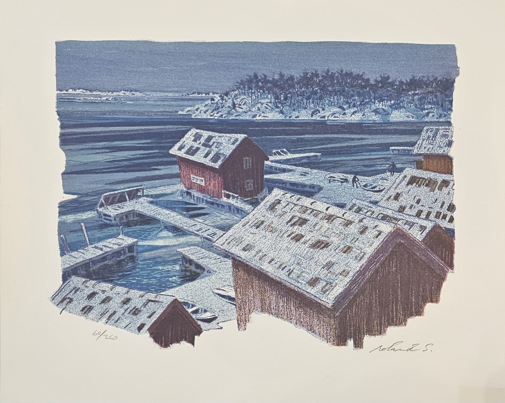 Roland Svensson – Sandhamn – Litografi – Slutsåld