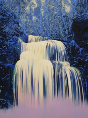 Joakim Allgulander - Waterfall. 2024 - Oljemålning