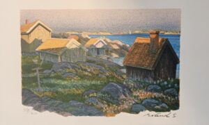 Roland Svenson - Sommar Kväll - Litografi