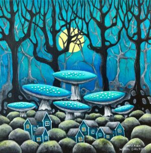 Josefina Wendel Carlsson - Blue Moon - Oljemålning