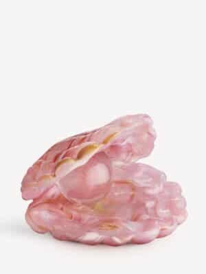 Åsa Jungnelius - Mother of Pearl rosa - Glaskonst