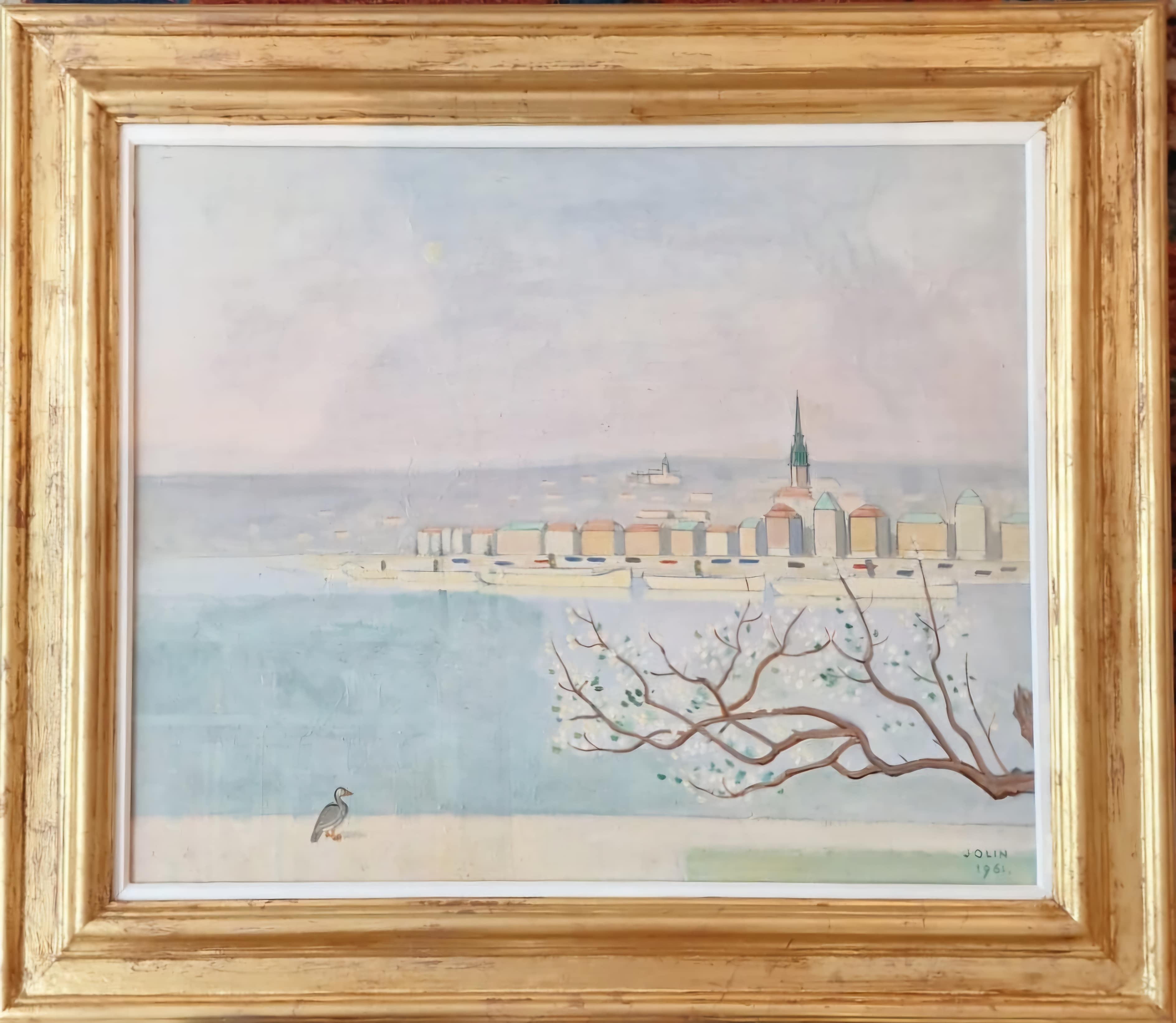 Einar Jolin - Vy över Stockholm - Original