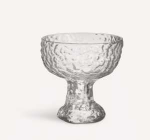 lÅsa Jungnelius - Moss coupe champagne glas 35cl - Glaskonst