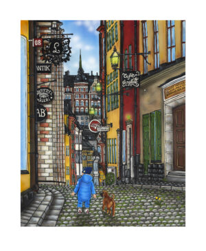 Stefan Wentzel - Världen kan vara stor ibland. (Gamla stan) – Grafiskt Blad
