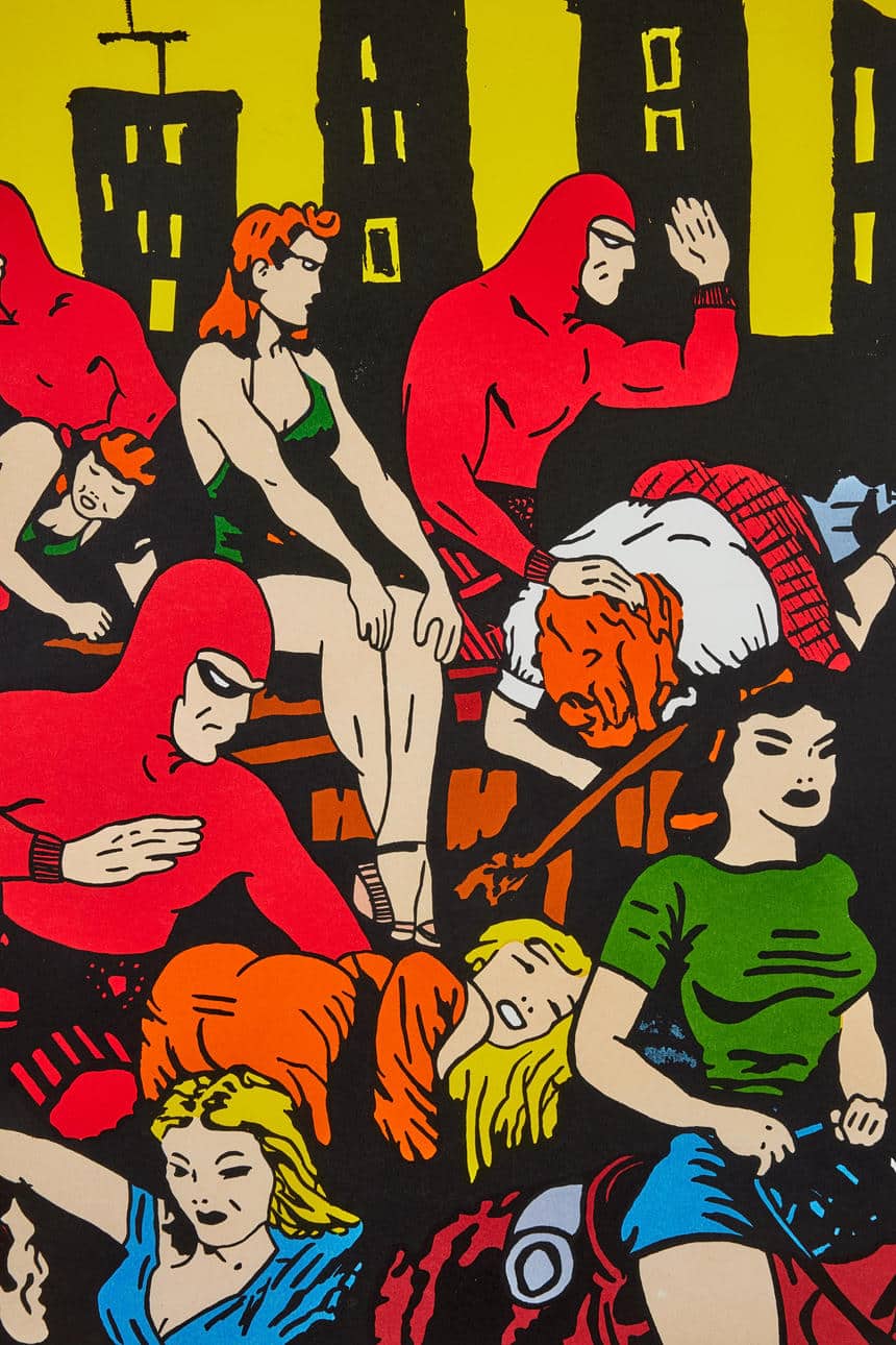 Carl Johan De Geer – Fantomen i Stockholm – Litografi