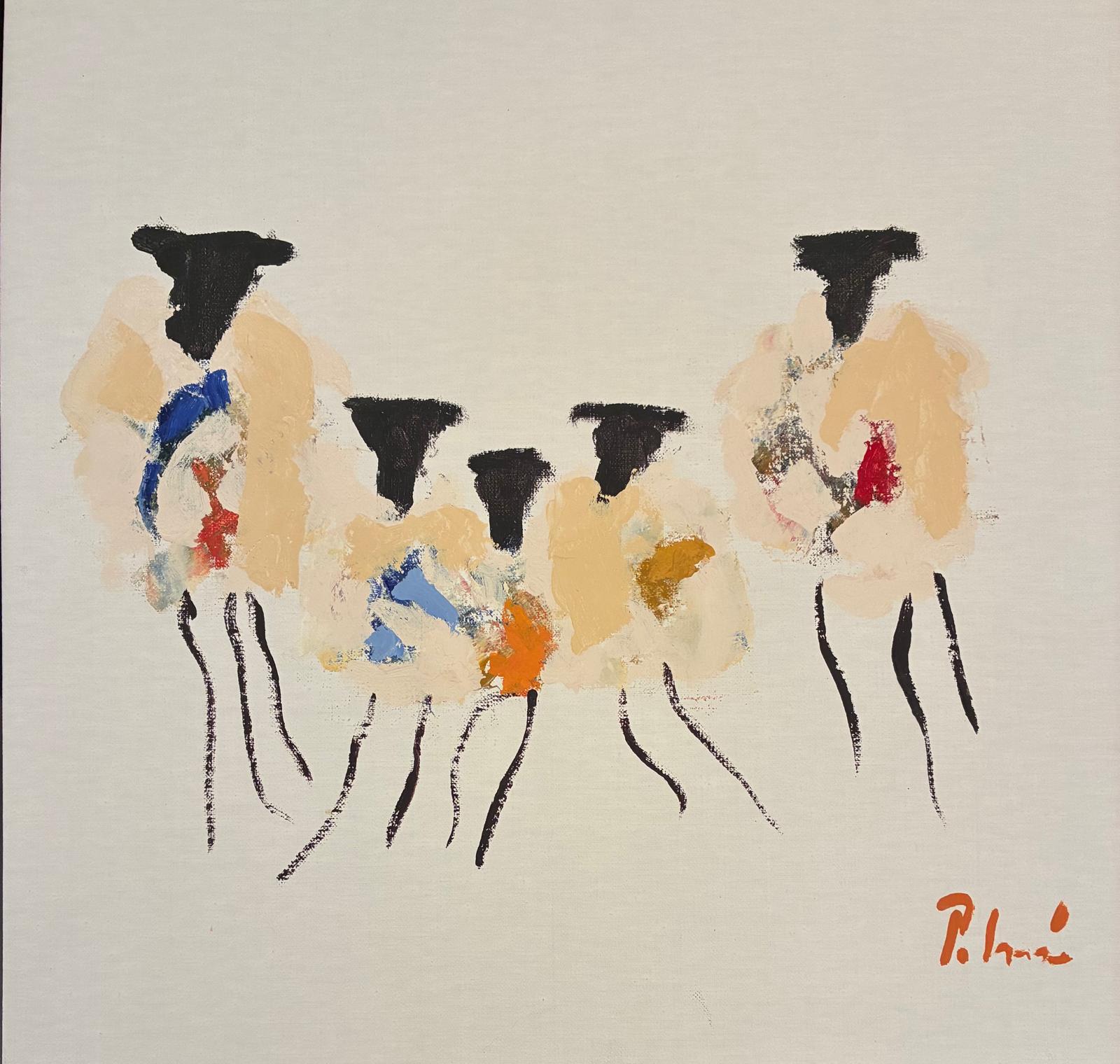 Anders Palmér – Busy Family – Oljemålning – Slutsåld