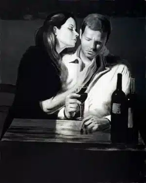 Alexander Klingspor - Drink up baby, stay all night - Litografi