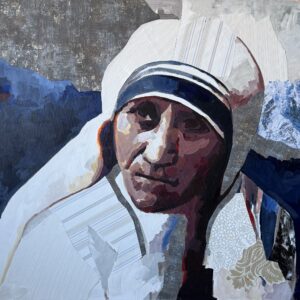 Catrine Näsmark - Moder Theresa - Mixed Media